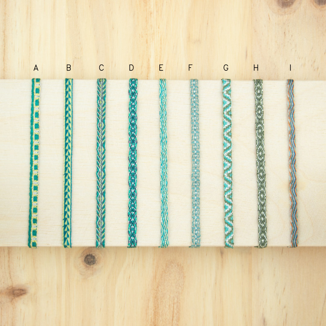 Bracelets 40 fils faits main fins solides | Pava REV : Turquoise - Verts
