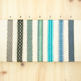 Bracelets 120 fils faits main solides | Pava REV : Marrons - Verts - Turquoise